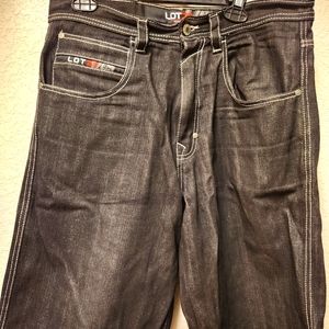 Lot 29 Size 34 black jean shorts